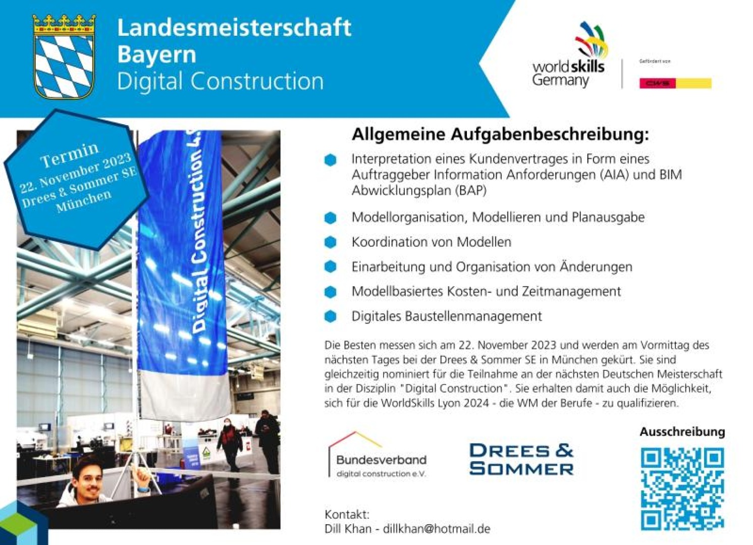 Landesmeisterschaft Bayern digital construction 2023