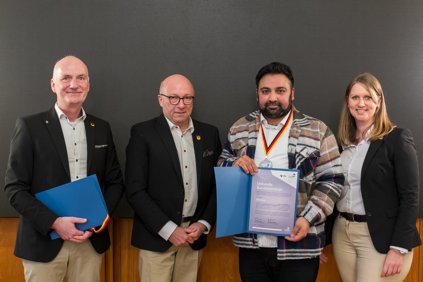 Anerkennung der Bundestrainer nach den EuroSkills Gdańsk 2023